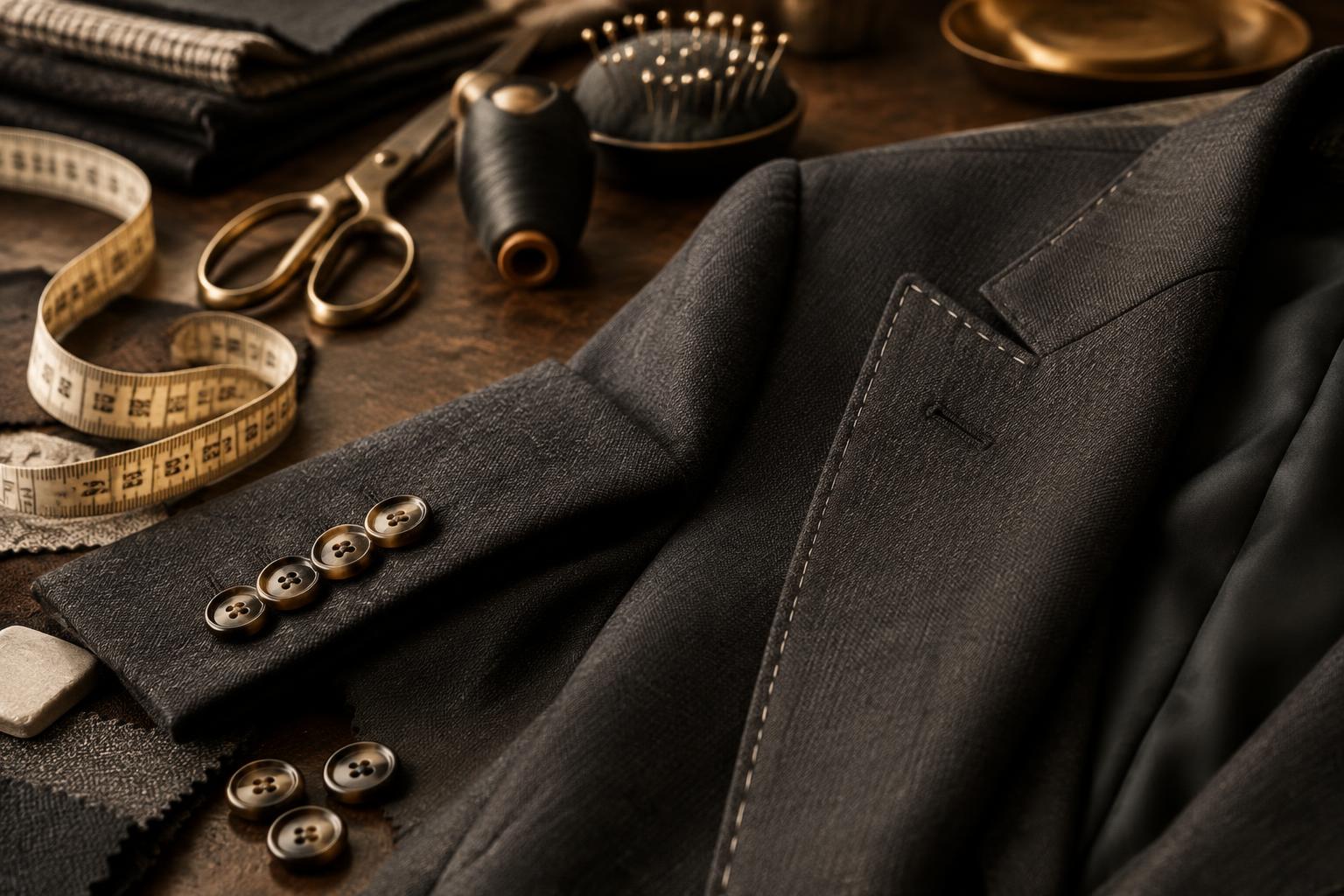 Tailoring details and measuring tape