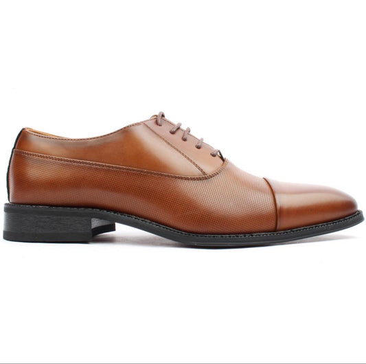 Goor Tan Toe Cap Shoe