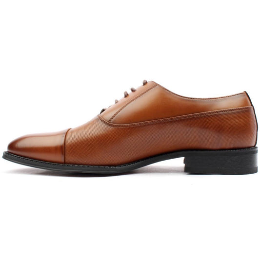 Goor Tan Toe Cap Shoe