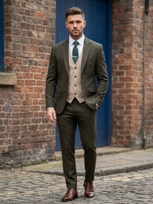 N78 Olive Mix Match Suit