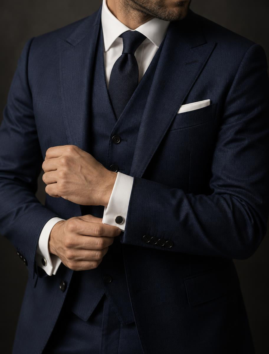 Navy evening formalwear